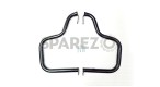 Royal Enfield Interceptor 650cc Engine Leg Guards Set Black - SPAREZO